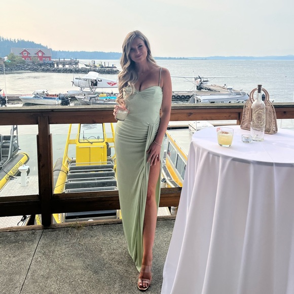 Katie May Chaka gown in sage - Picture 6 of 6